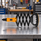 Coofix folding riveter on a workbench