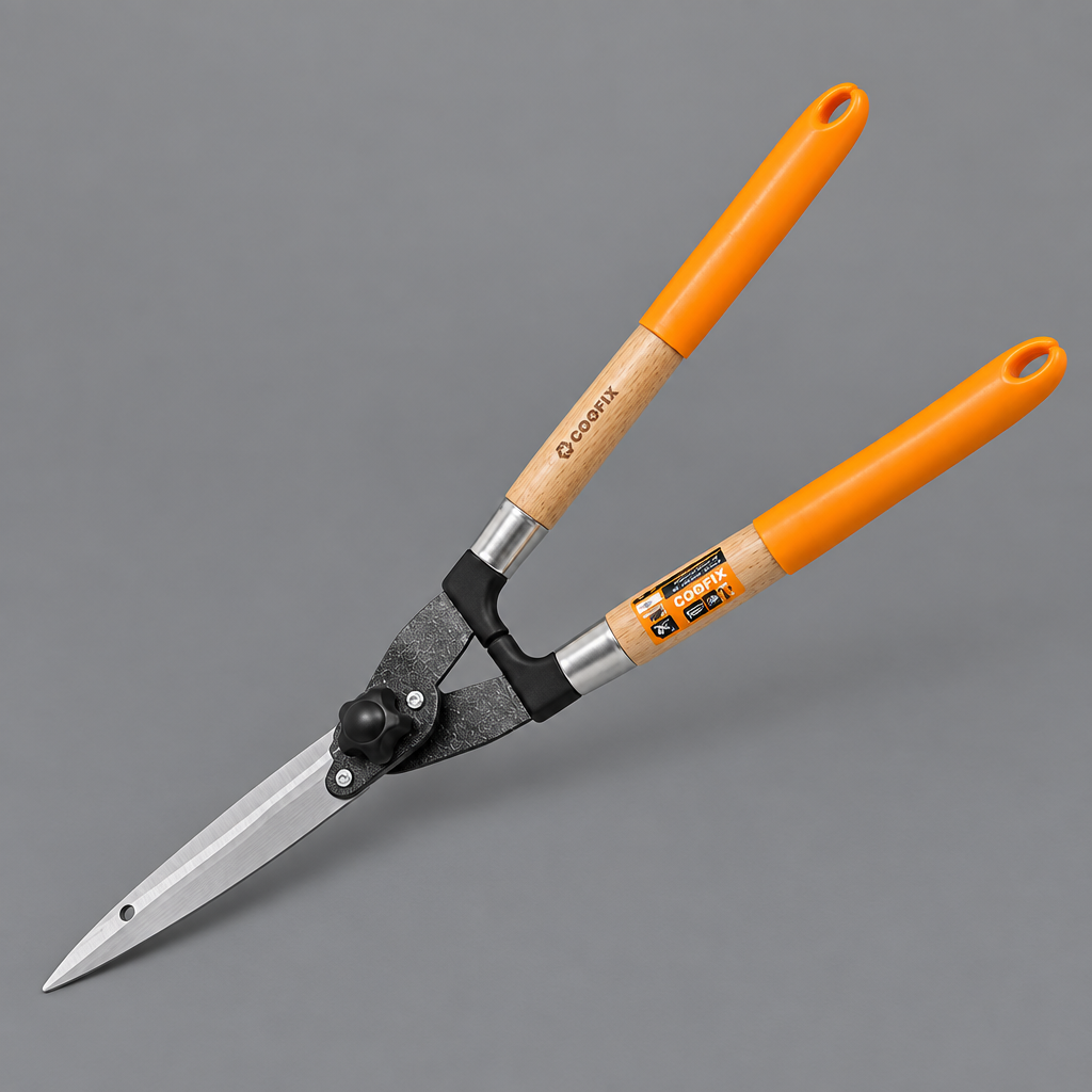 Coofix hedge shears on grey