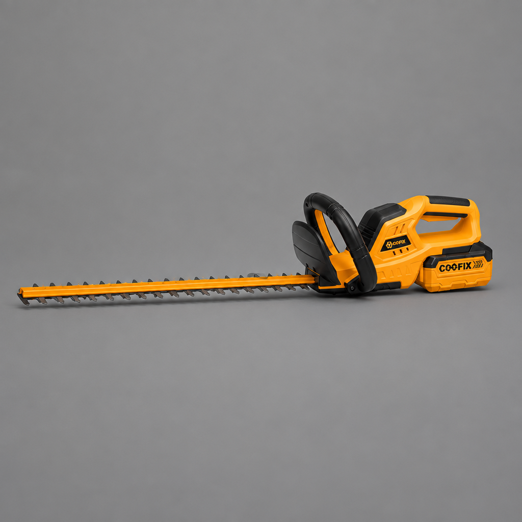 Coofix hedge trimmer on grey
