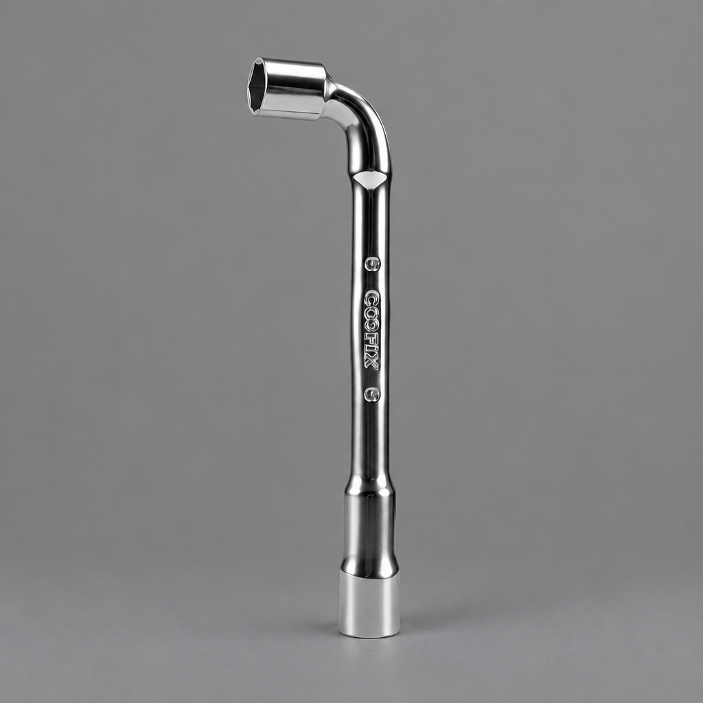 Coofix L-angled socket wrench on grey