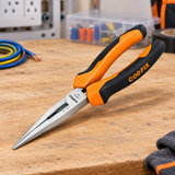 Coofix long-nose pliers on a workbench