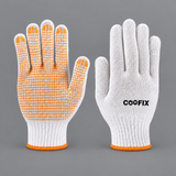 Coofix PVC-dotted gloves on grey