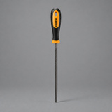 Coofix round steel file on grey