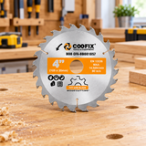 Coofix saw blade on a workbench