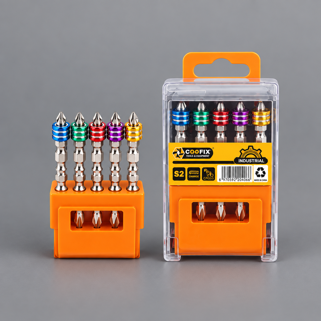Coofix screwdriver-bit set on grey