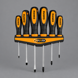 Coofix six-piece screwdriver set on grey