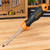 Coofix slotted screwdriver on a workshop bench