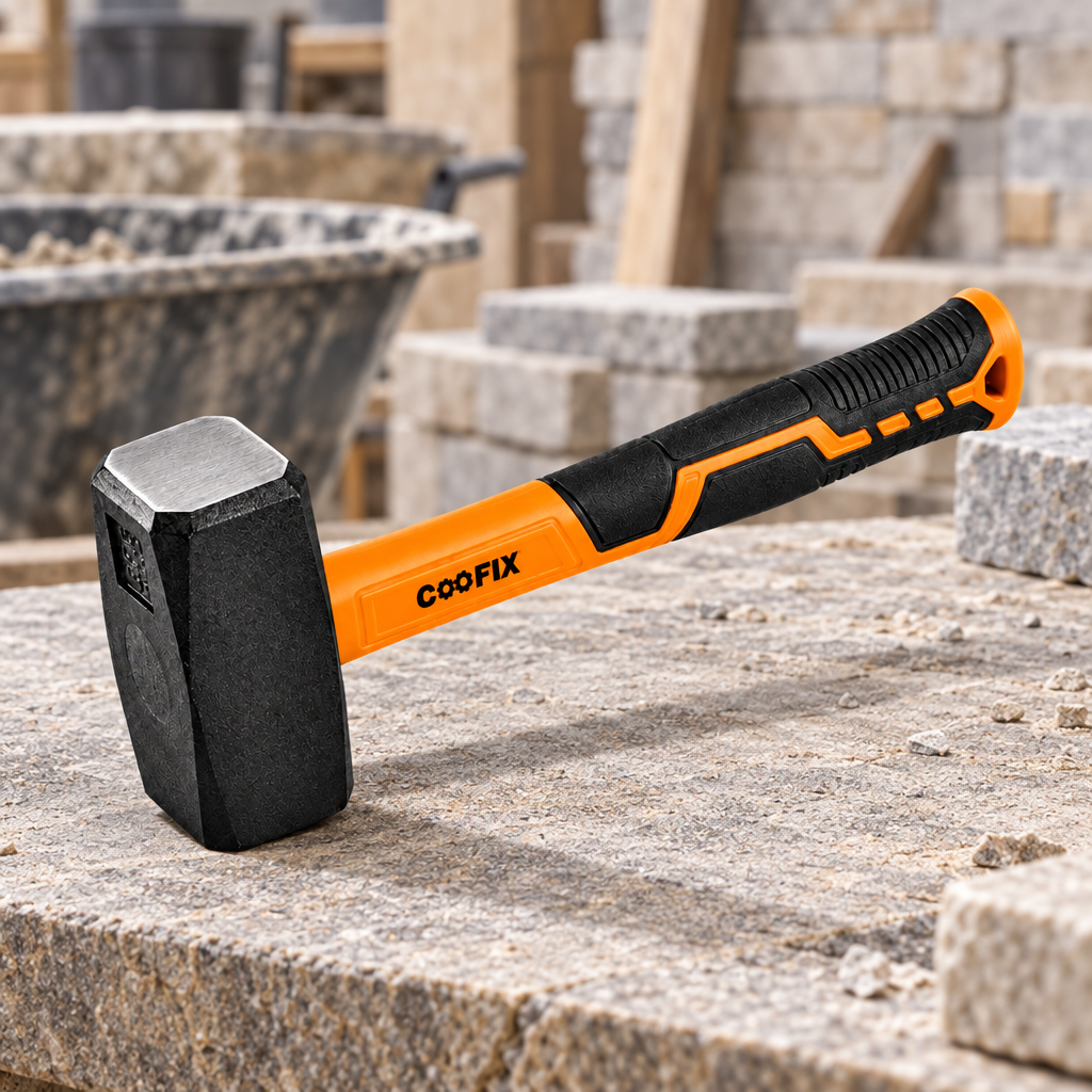 Coofix stoning hammer on a workbench