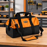 Coofix tool bag on a workbench