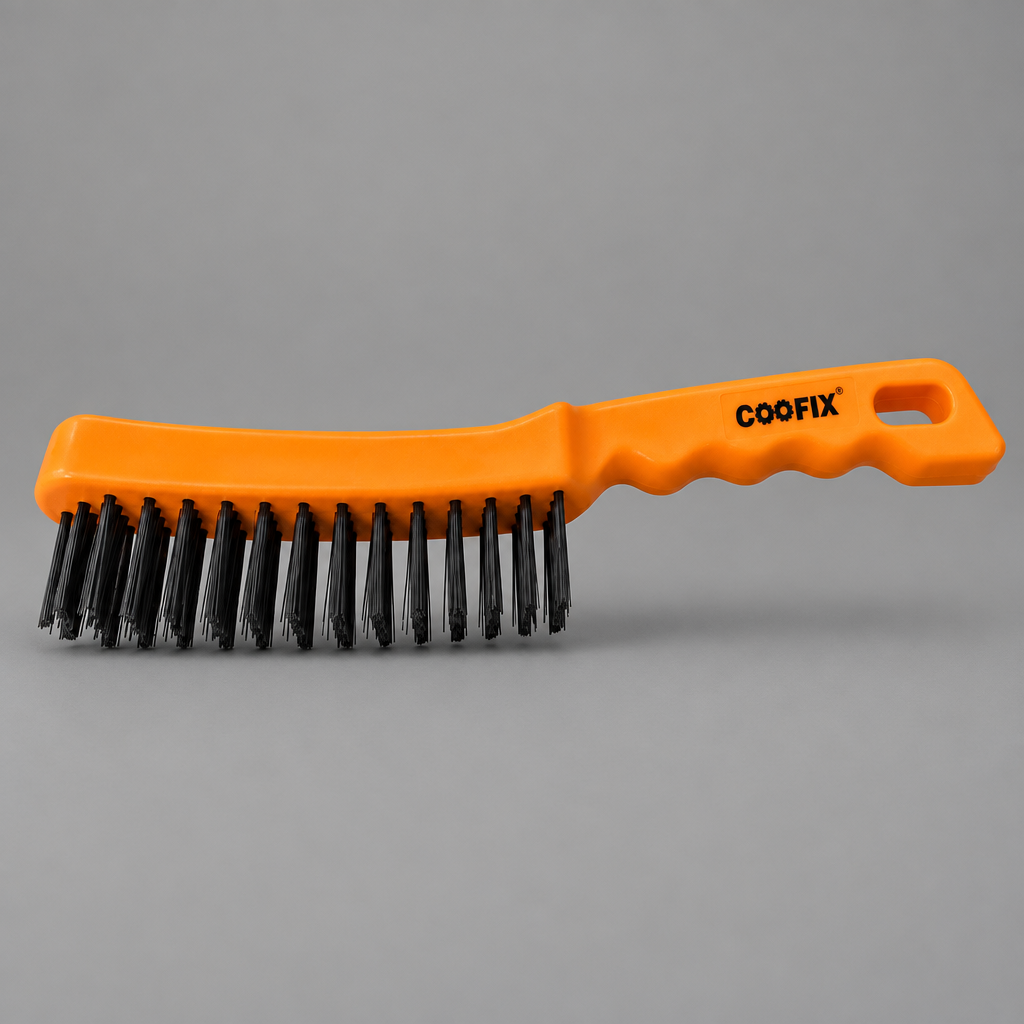 Coofix wire brush on grey
