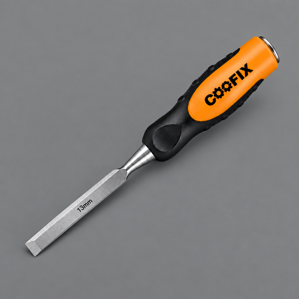 Coofix wood chisel on grey
