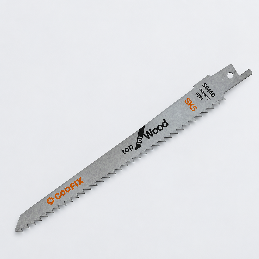 Coofix wood-cutting blade on a pale background