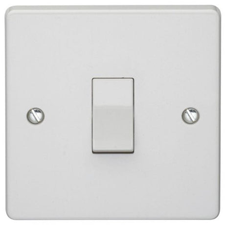 Crabtree Switches & Sockets Crabtree 10A 1 Gang 2 Way Light Switch White