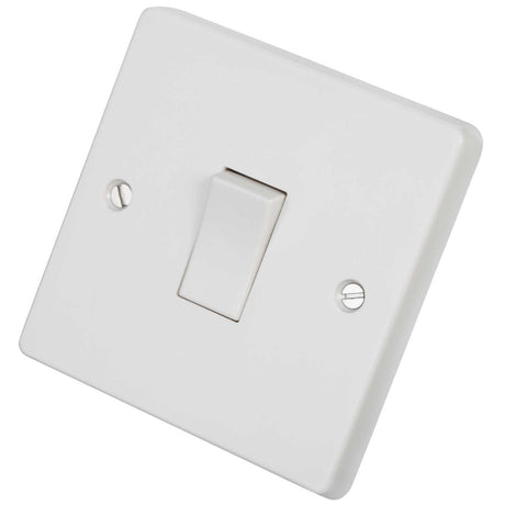 Crabtree Switches & Sockets Crabtree 10A 1 Gang 2 Way Light Switch White