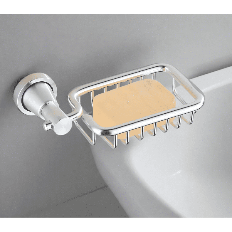 Crystal Supplies Bathroom Accessories Bathroom Chrome Soap Dish Holder - 1010