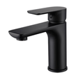 Crystal Supplies Bathroom Faucet Bathrooms Matte Black Single-Lever Basin Faucet Mixer - CS30 BK