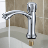 Crystal Supplies Bathroom Faucet Bathrooms Single Cold Basin Faucet Mixer - CS19