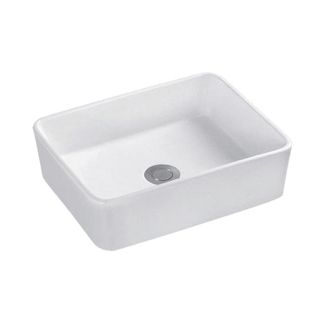 Crystal Supplies Bathroom Sink Ceramic Square-Shaped Countertop Wash Hand Basin - CS41