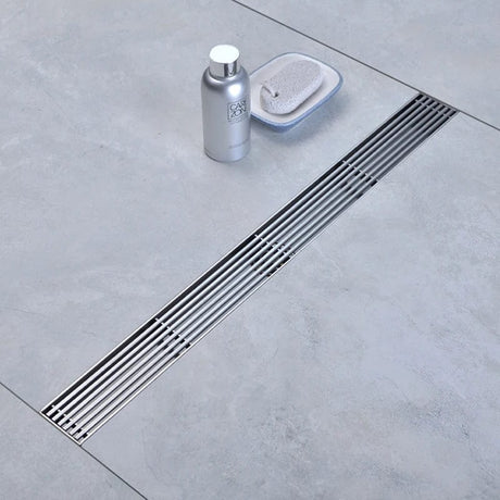 Crystal Supplies Bathroom Accessories Stainless Steel Rectangular Long Floor Drain