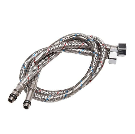 Crystal Supplies Kitchen Sink Stainless Steel Wire Braided Flexible Faucet Hose - CS24 & CS23