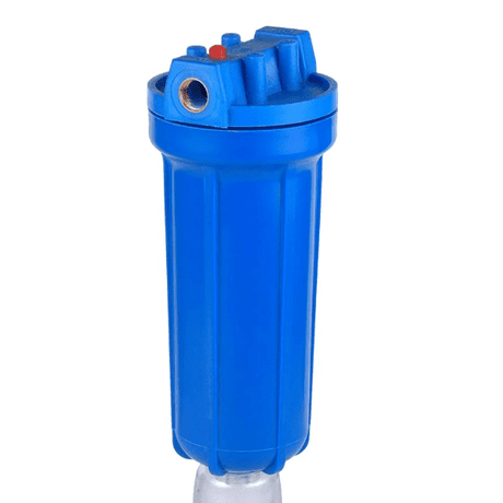 Crystal Supplies Plumbing Parts & Fittings Water Filter Housing With Brass Inlet/Outlet Port & Air Release Button - CS 13