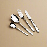 Arshia Cutlery Set With Stand Gold & Silver 24 Pieces