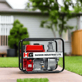 Daishin Gasoline Water Pump Daishin 5.5HP Gasoline Engine Water Pump - SCR-80HG