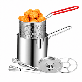 Decakila Kitchen Utensils Decakila 1.5 L Stainless Steel Fryer Pot - KMEP051M