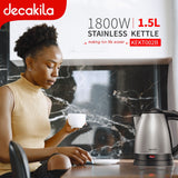 Decakila Electric Kettle Decakila 1.5L Stainless Steel Electric Kettle 1800W - KEKT002B