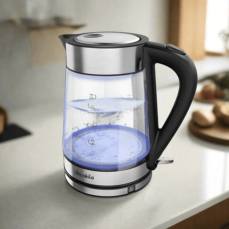 Decakila Electric Kettle Decakila 1.7L Glass Electric Kettle 2200W - KEKT026M