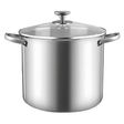 Decakila Kitchen Utensils Decakila 14.8L Stainless Steel Stock Pot - KMEP047M