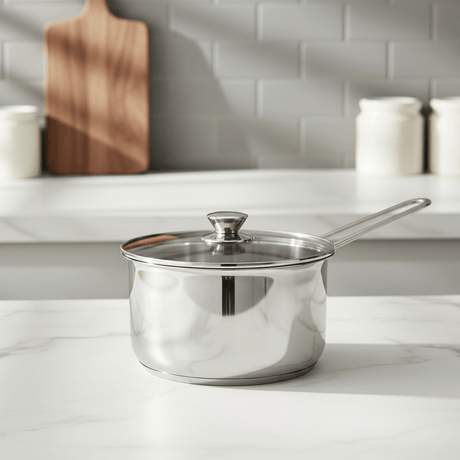 Decakila Kitchen Utensils Decakila 16 x 9cm Stainless Steel Sauce Pan - KMEP041M