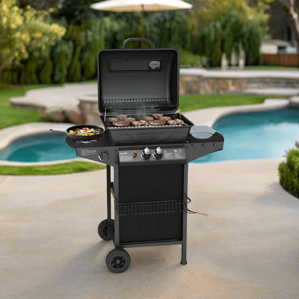 Decakila Kitchen Appliances Decakila 2 Burner Gas BBQ Grill Stand - KMGS005B