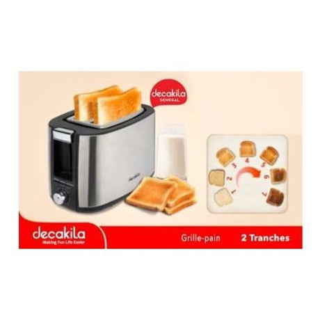 Decakila Kitchen Appliances Decakila 2 Slides Toaster 750W - KETS009M