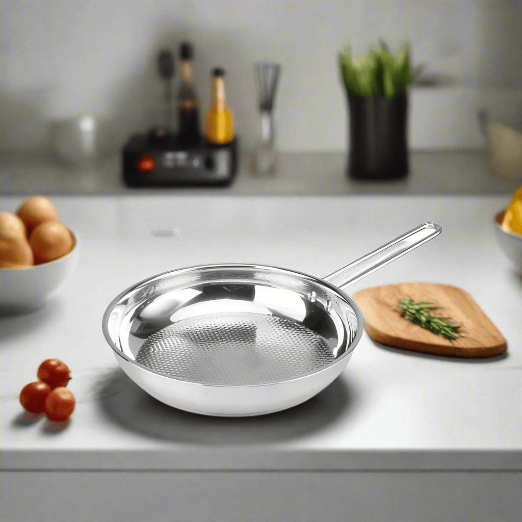 Decakila Cookware & Bakeware Decakila 3.4L Stainless Steel Frying Pan - KMEP046M