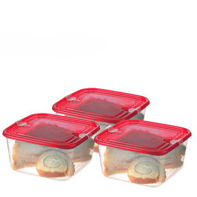 Decakila Kitchen Appliances Decakila 3-Piece Food Container Set with Airtight Lids - KMTT122L