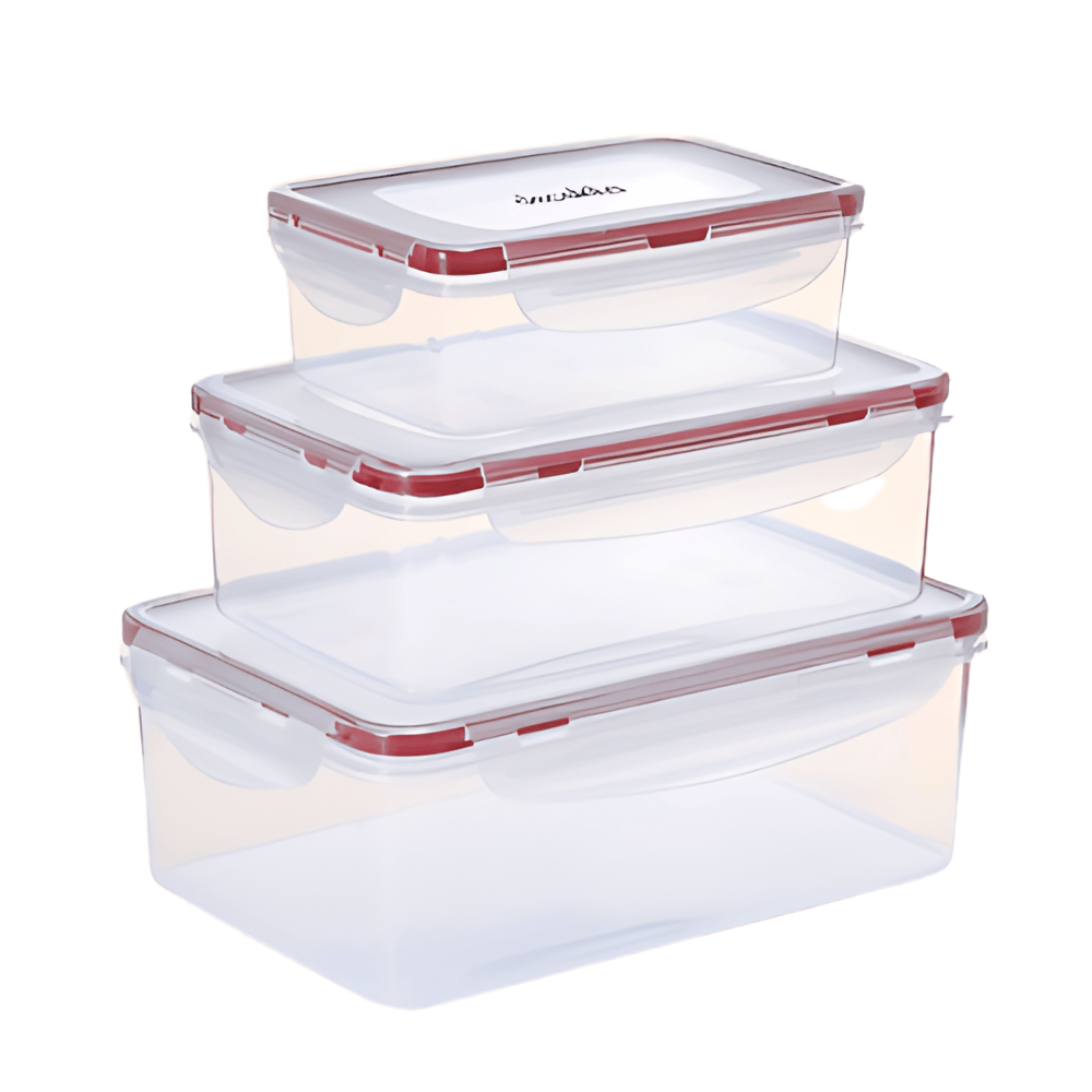 Decakila Cookware & Bakeware Decakila 3 Pieces Food Storage Container Set - KMTT123W