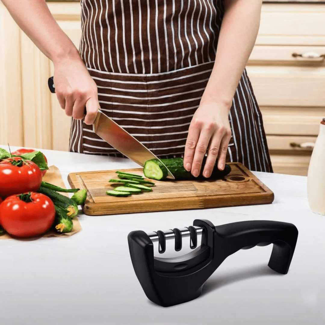 Kitchen Comfort Combo Set -  Electric Kettle, Rice Cooker, 3 Kitchen Knives