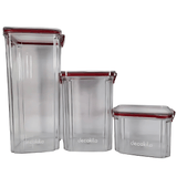 Decakila Cookware & Bakeware Decakila 3 Pieces Set of Sealed Food Container - KMTT125W