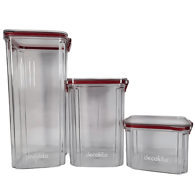 Decakila Cookware & Bakeware Decakila 3 Pieces Set of Sealed Food Container - KMTT125W