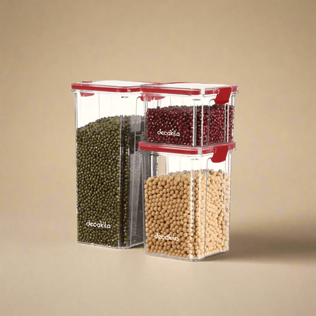 Decakila Cookware & Bakeware Decakila 3 Pieces Set of Sealed Food Container - KMTT125W