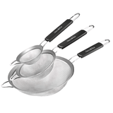 Decakila Kitchen Appliances Decakila 3 Pieces Stainless Steel Fine Mesh Strainer - KMTT146M