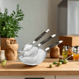 Decakila Kitchen Appliances Decakila 3 Pieces Stainless Steel Fine Mesh Strainer - KMTT146M