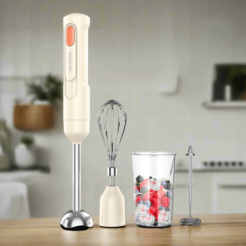 Decakila Kitchen Appliances Decakila 4 in 1 Cordless Hand Blender Set 60W - KMJB041G & KMJB041W