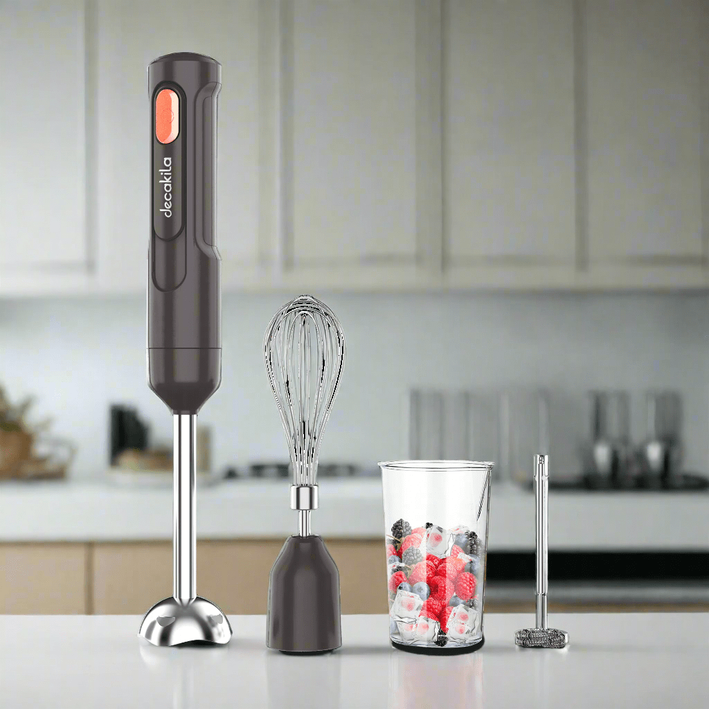 Decakila Kitchen Appliances Decakila 4 in 1 Cordless Hand Blender Set 60W - KMJB041G & KMJB041W