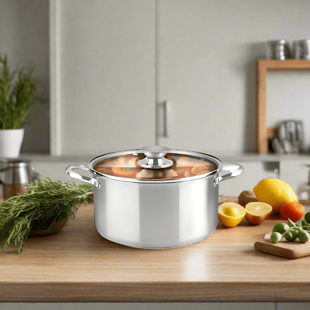 Decakila Cookware & Bakeware Decakila 5.9L Stainless Steel Casserole - KMEP043M