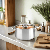 Decakila Cookware & Bakeware Decakila 5.9L Stainless Steel Casserole - KMEP043M