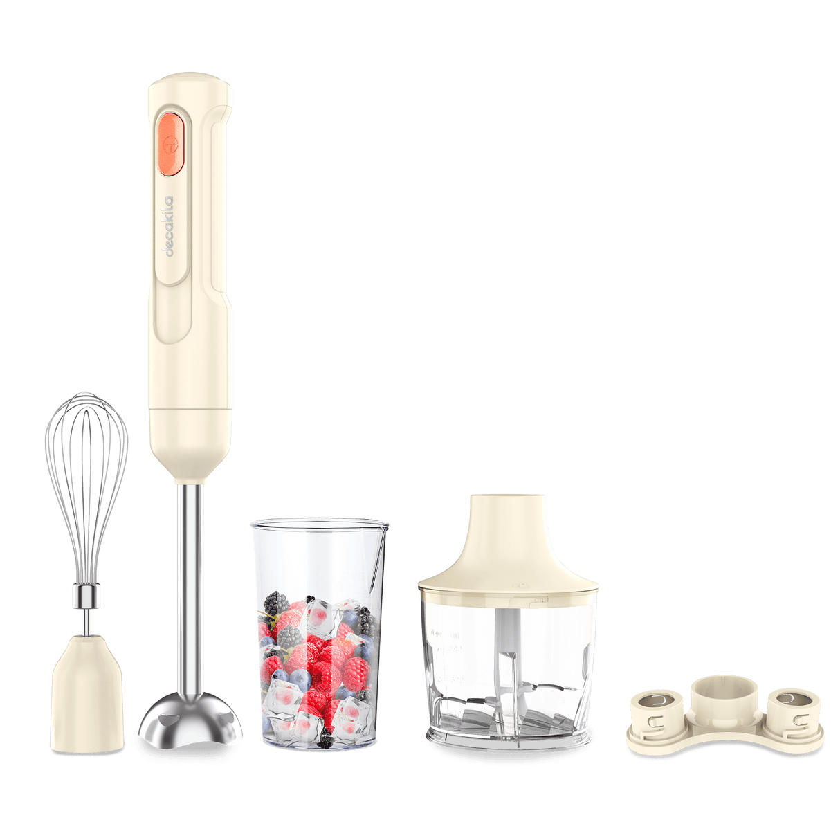 Decakila Kitchen Appliances Decakila 5 in 1 Cordless Hand Blender Set 60W - KMJB042G & KMJB042W