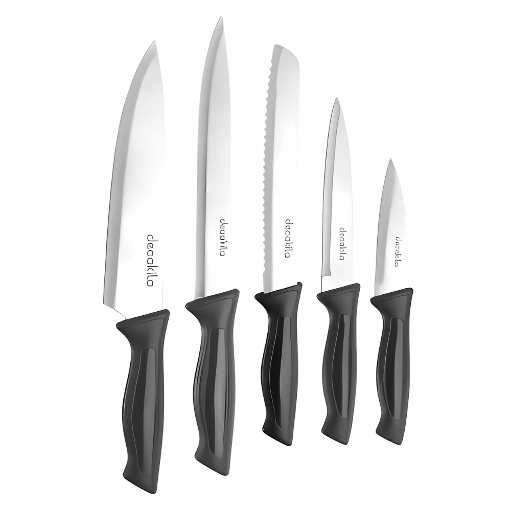 Decakila Kitchen Tools & Accessories Decakila 5 Pieces Kitchen Knife Set - KMTT110B