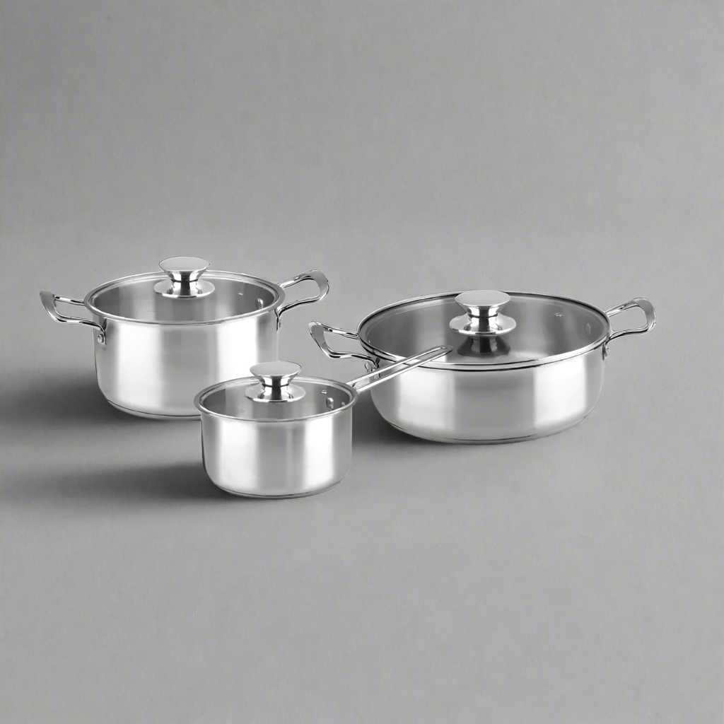 Decakila Kitchen Utensils Decakila 6 Pieces Stainless Steel Cookware Set - KMEP049M